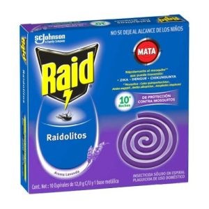 Raid raidolitos con 10 espirales SCJ