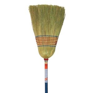 Escoba de 7 hilos con bastón azul San José