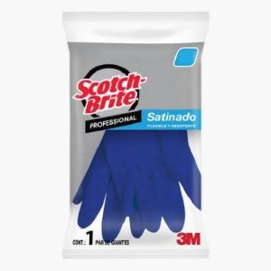 Guantes Scotch-Brite Satinados-azul 3M